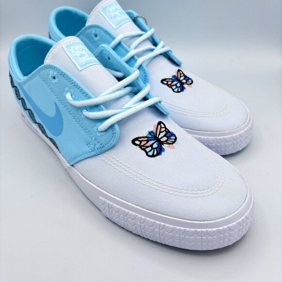 Nike Zoom Stefan Janoski SB 'Doernbecher' White Baby Blue DR6258-100 Mens 9.5